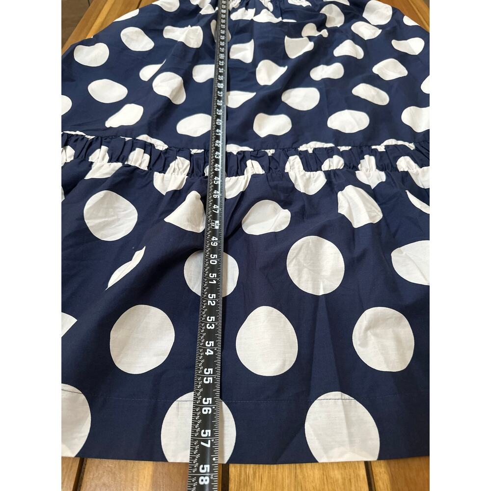 Anthropologie Somerset Poplin Halter Maxi Dress NWT XL Navy White Polka Dot - Picture 6 of 12